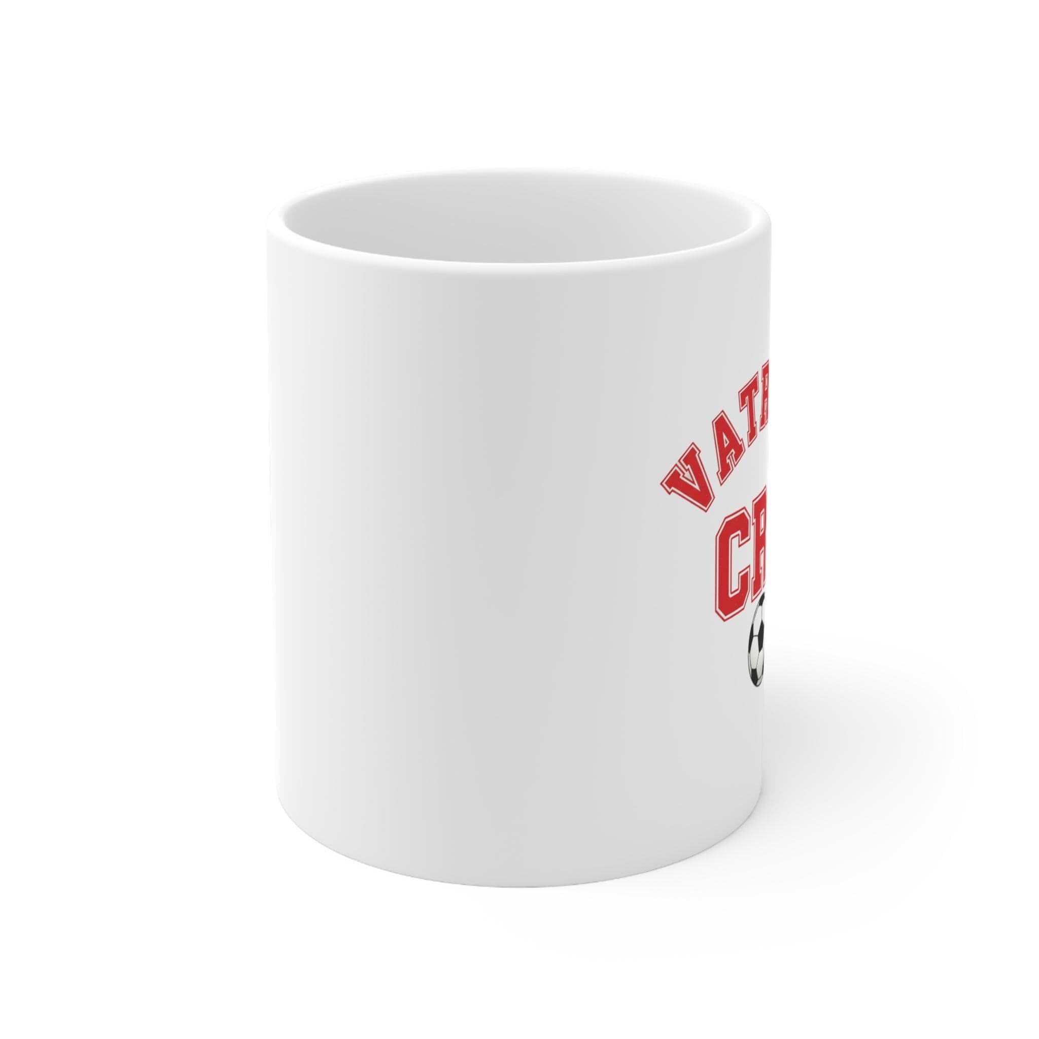 Croatia Soccer Mug | Vatreni Vintage College Mug | Retro 1970s Collegiate CRO World Cup Red White Ceramic Fan Gift