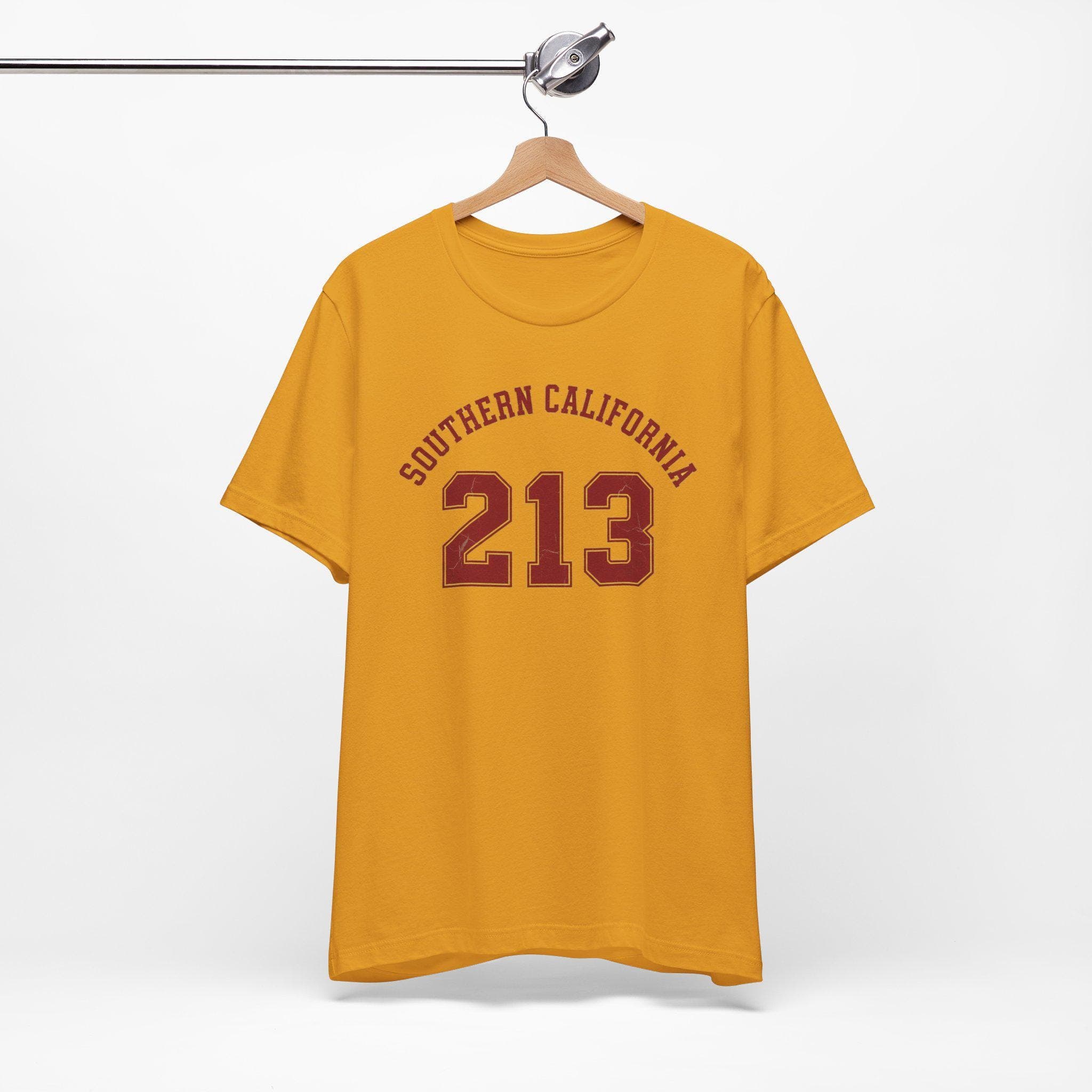 213 Shirt | Southern California Vintage College Tee | Retro 1970s Collegiate LA Area Code Premium Cotton Hometown Gift