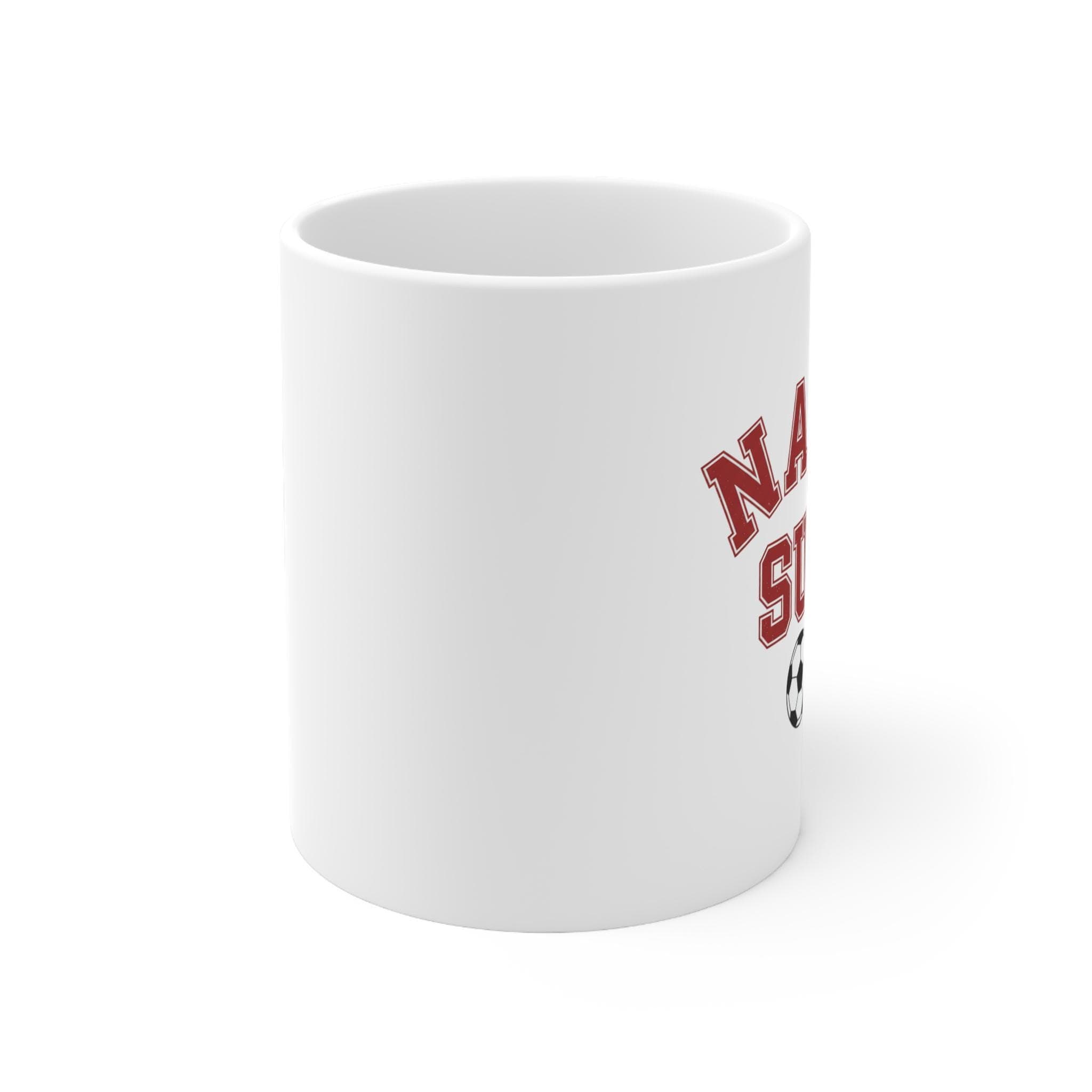 Switzerland Soccer Mug | Nati Vintage College Mug | Retro 1970s Collegiate SUI World Cup Red White Ceramic Fan Gift