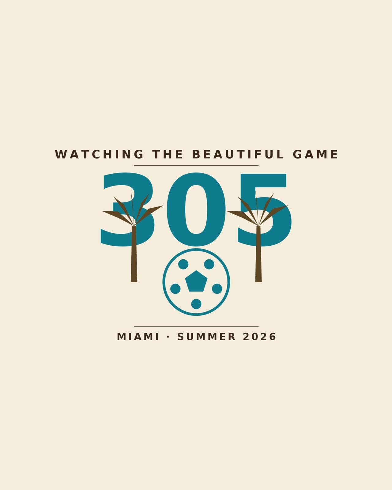 Miami Soccer Summer 2026 Poster | Vintage Collegiate Art (Digital Download)